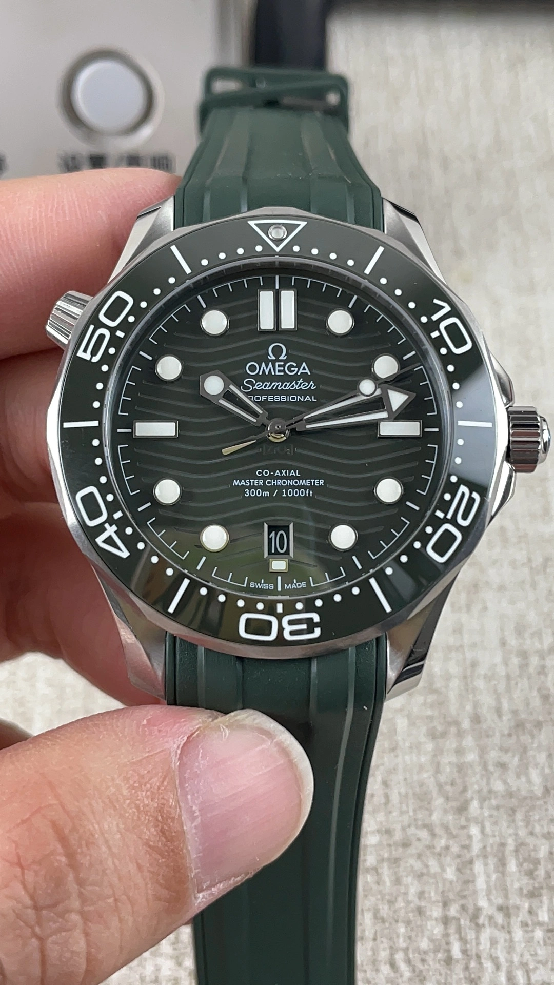 CBD Factory Omega Seamaster Diver 300M “Seaweed Green” (210.32.42.20.10.001) 1:1 Super Clone – DD8800 Movement Premium 229
